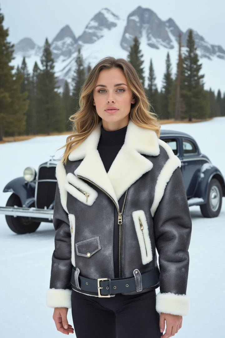 Mia Sheepskin Vintage Jacket