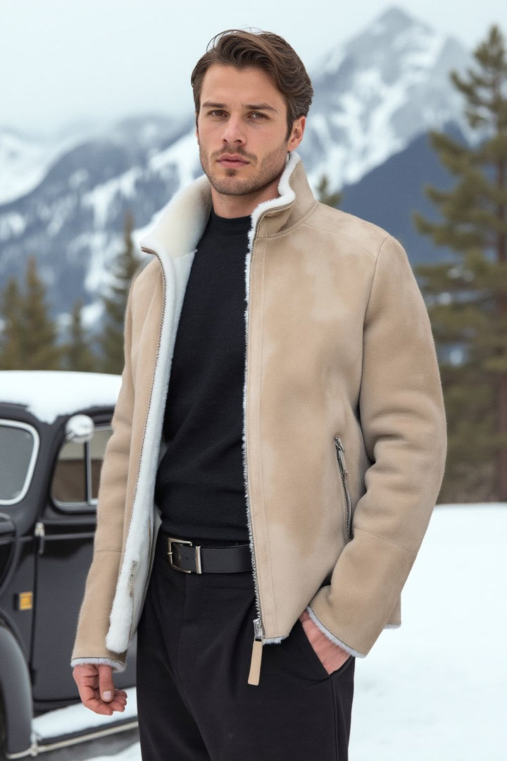 Pio Suede Sheepskin Jacket