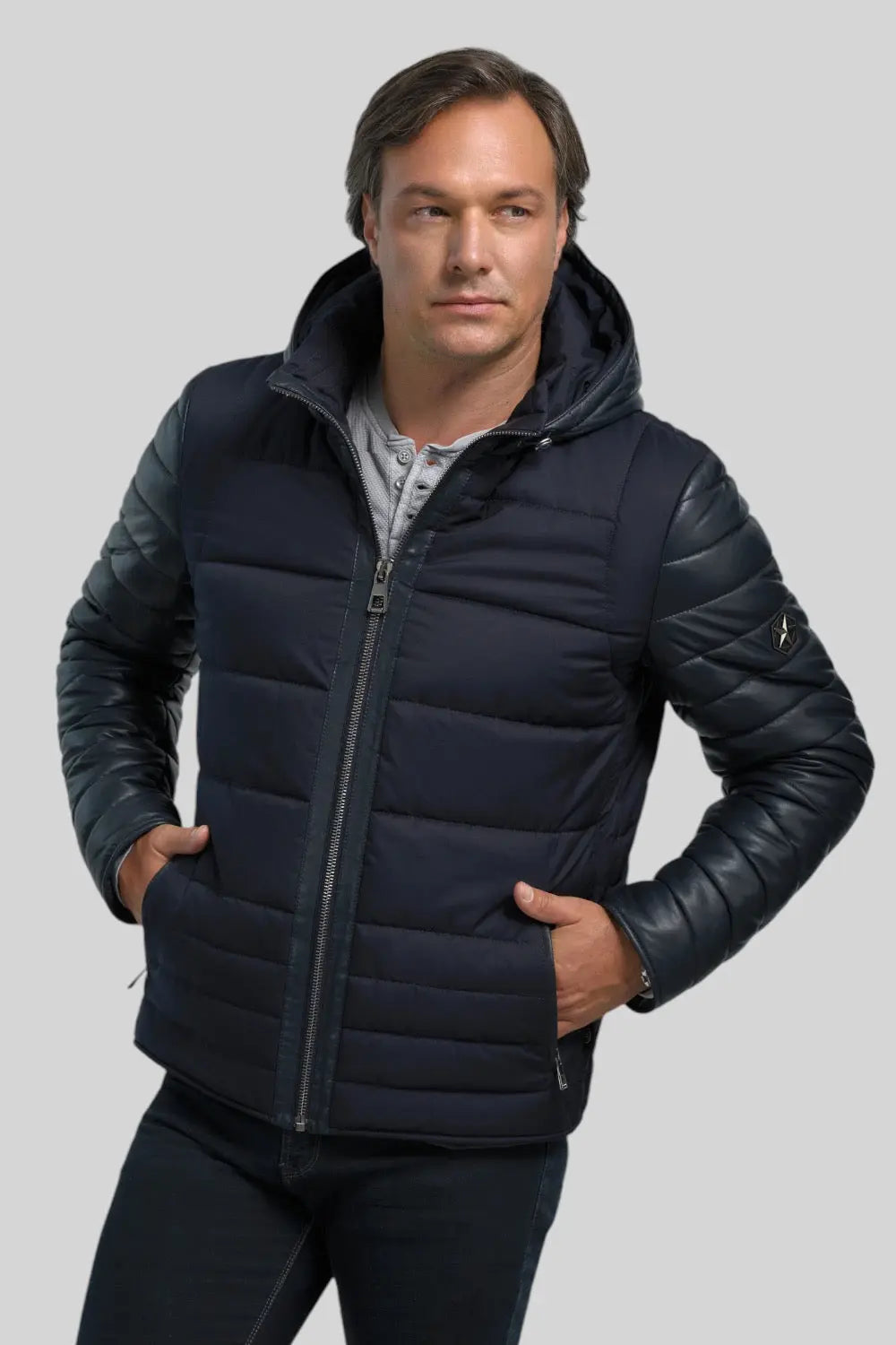 Francesco Leather Parka Spellezo