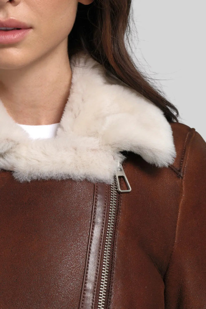 Luisa Sheepskin Jacket Spellezo