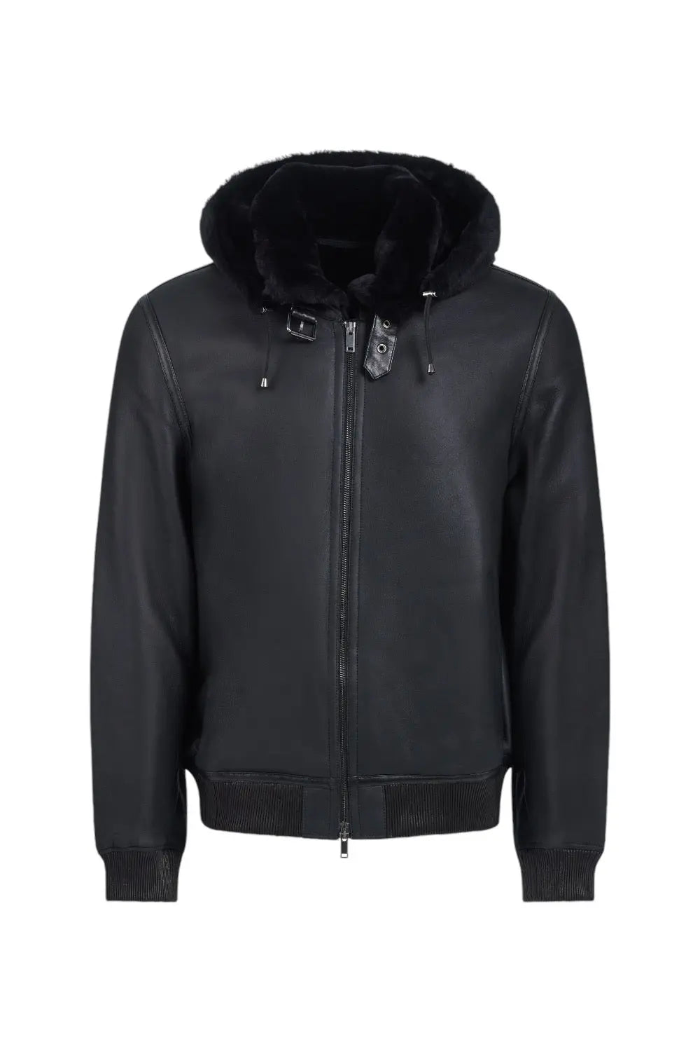 Giuliano Hooded Sheepskin Jacket Spellezo