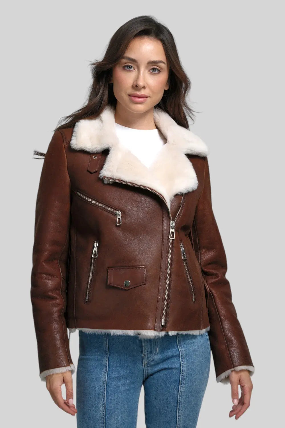 Luisa Sheepskin Jacket Spellezo