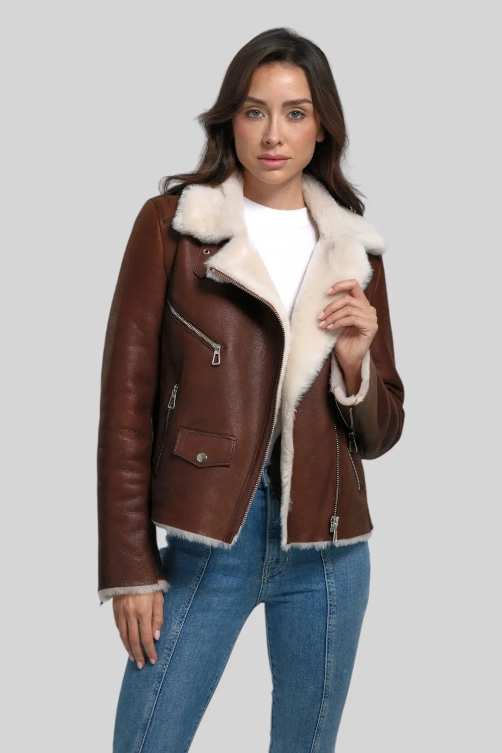 Luisa Sheepskin Jacket Spellezo