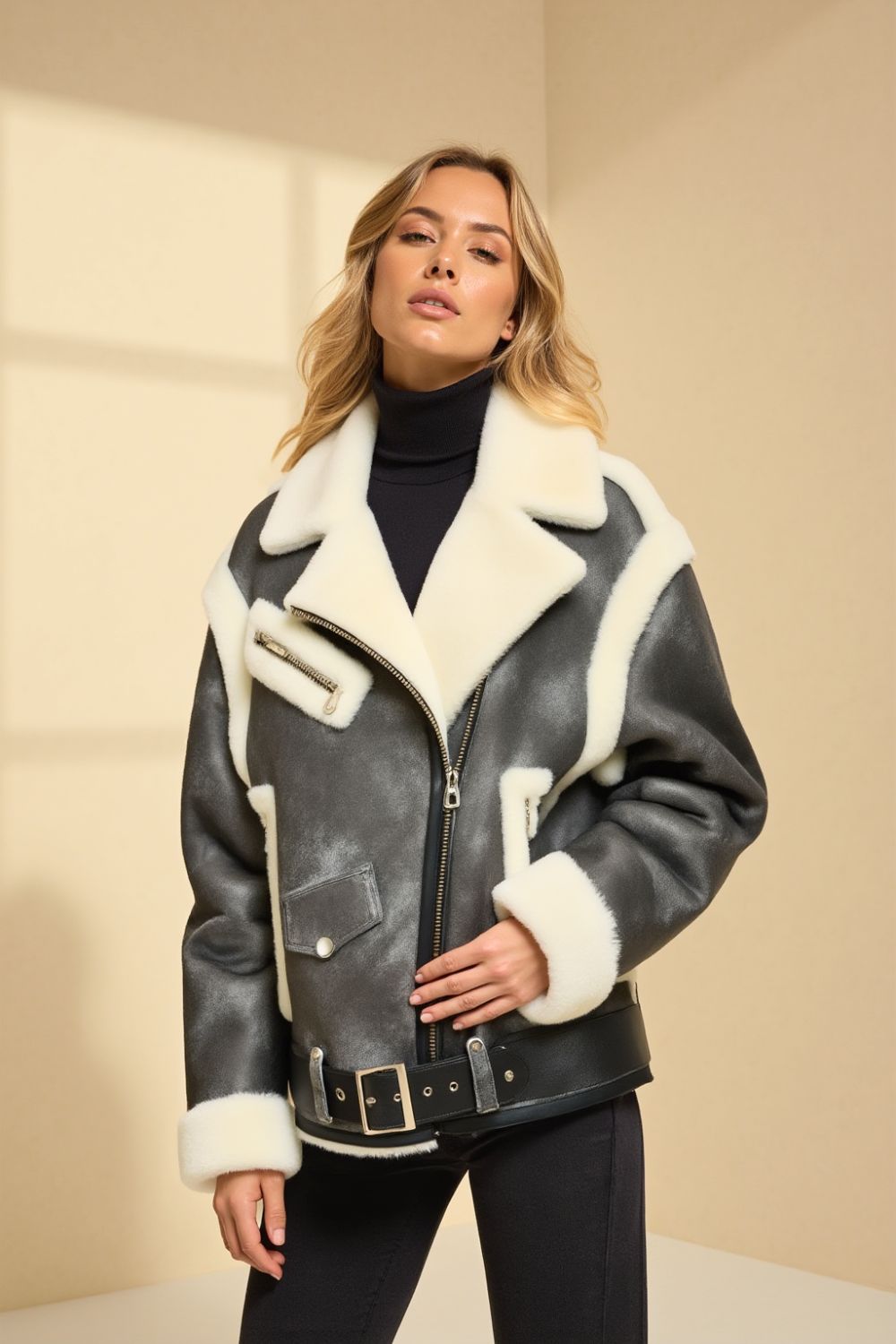 Mia Sheepskin Vintage Jacket