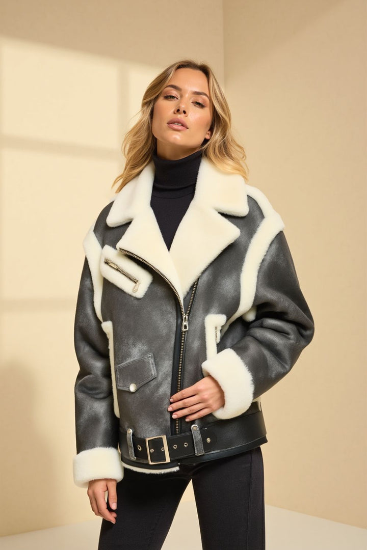 Mia Sheepskin Vintage Jacket