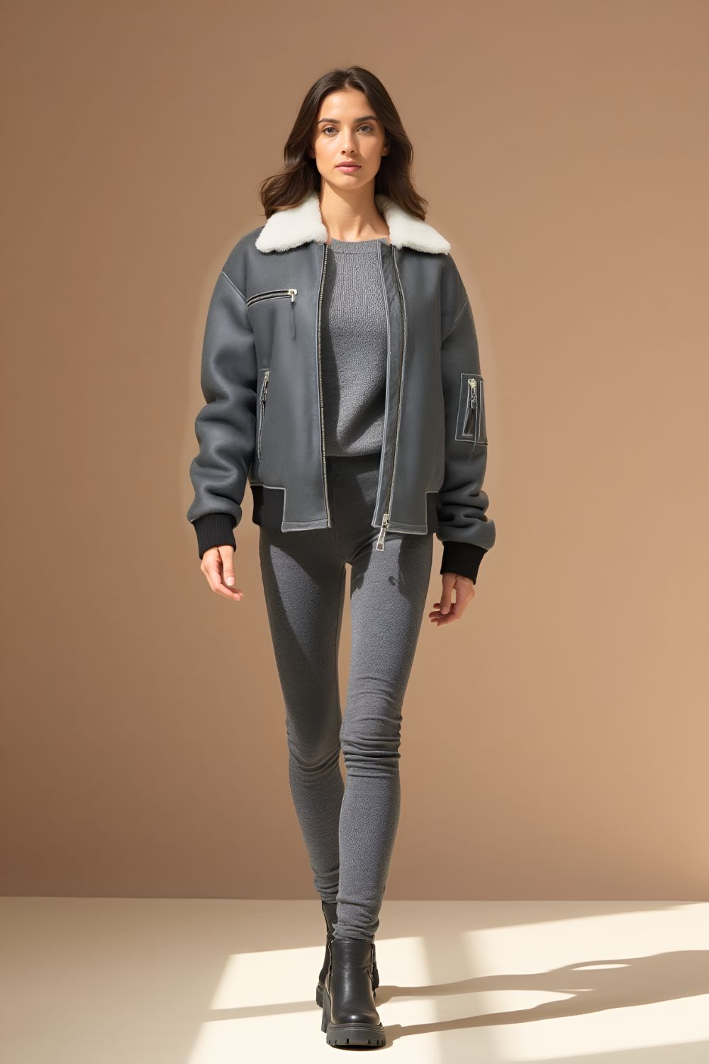 Luna Sheepskin B-3 Jacket