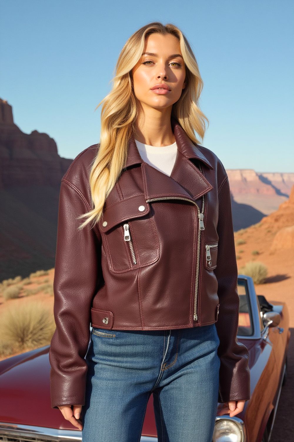 Felicia Women Leather Jacket