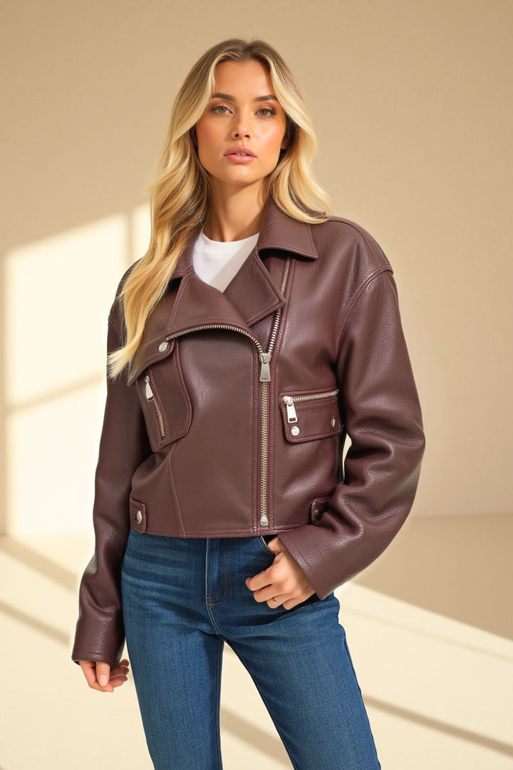 Felicia Women Leather Jacket