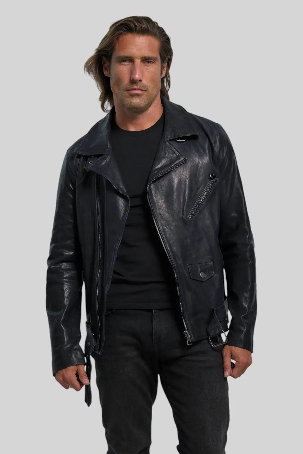 Umberto Vintage Leather Jacket Spellezo