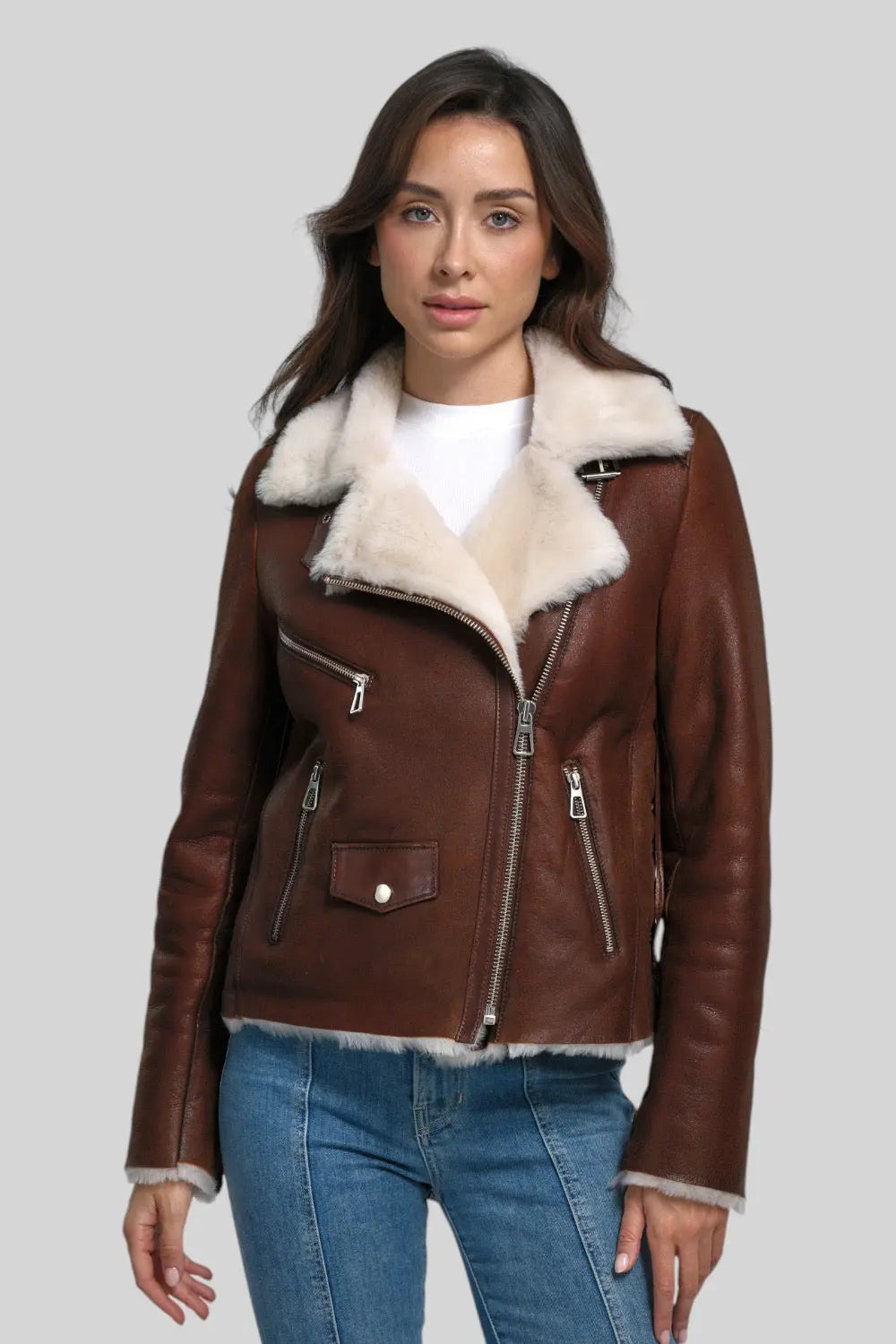 Luisa Sheepskin Jacket Spellezo