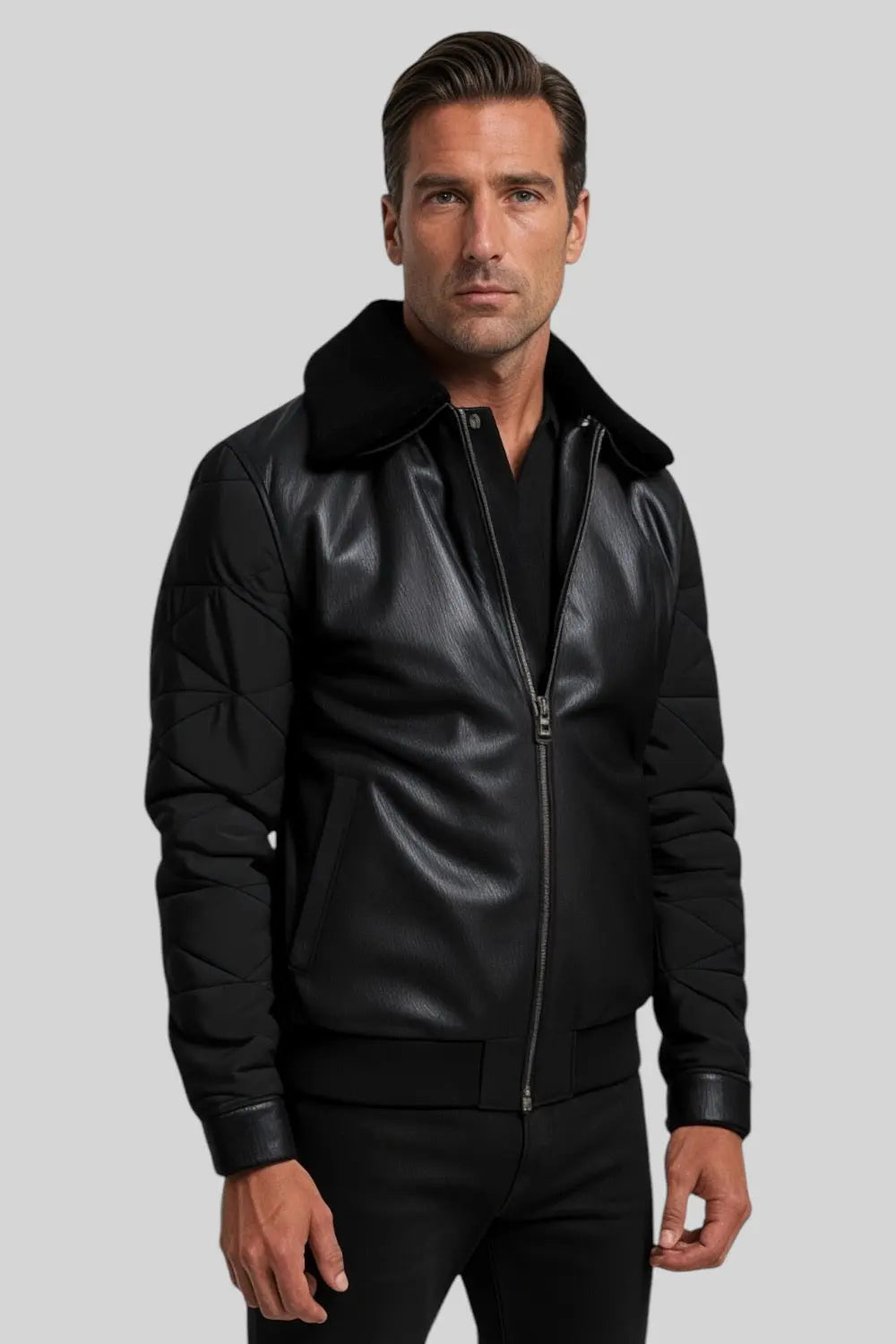 Fabrizio Leather Jacket Spellezo