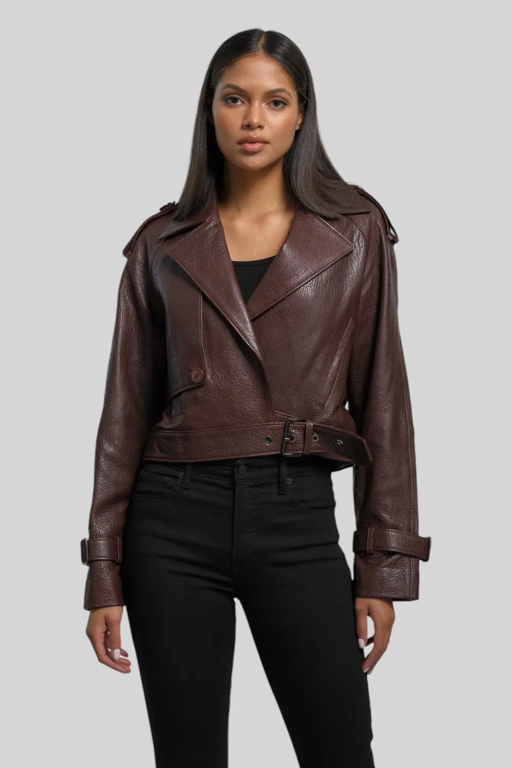 Federica Vintage Leather Jacket Spellezo