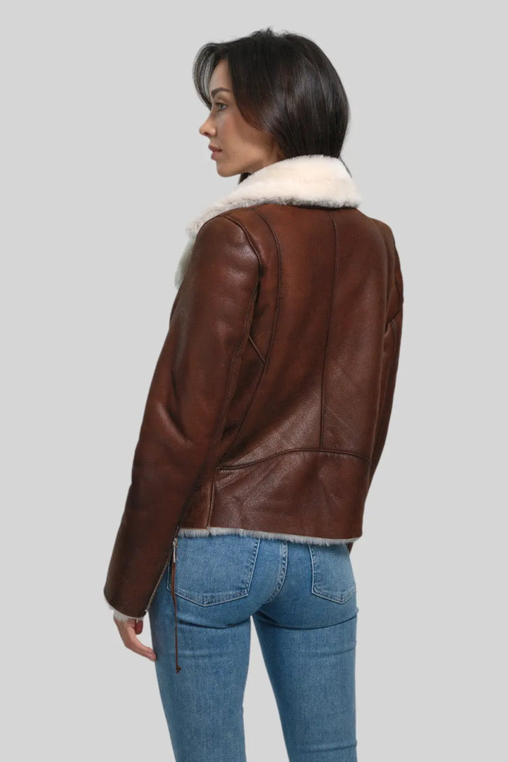 Luisa Sheepskin Jacket Spellezo