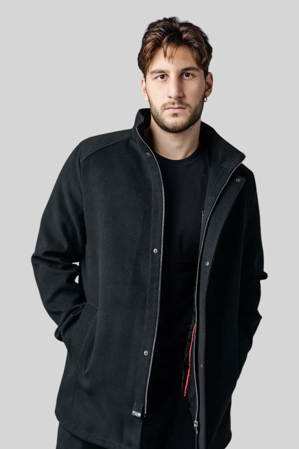 Giorgio Coat with Shearling Lining Spellezo