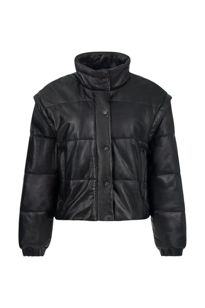 Livia Classic Leather Bomber Spellezo