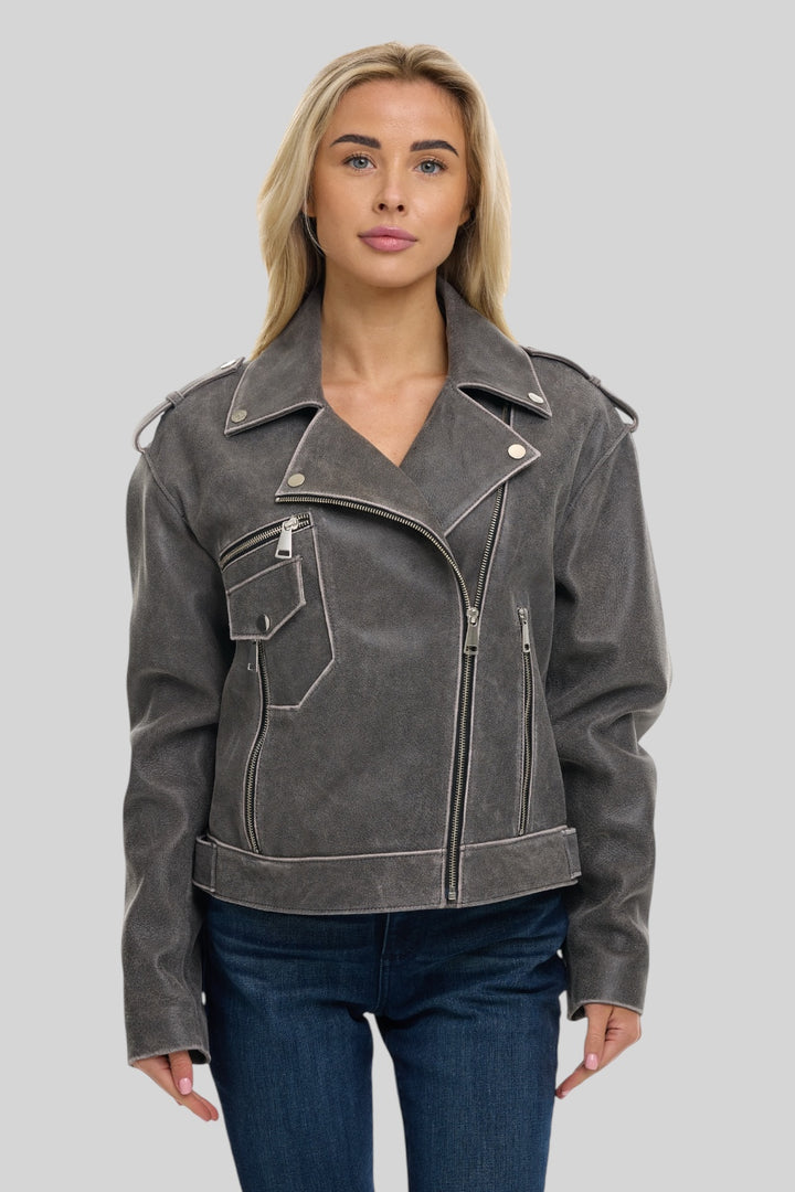 Gaia Leather Jacket