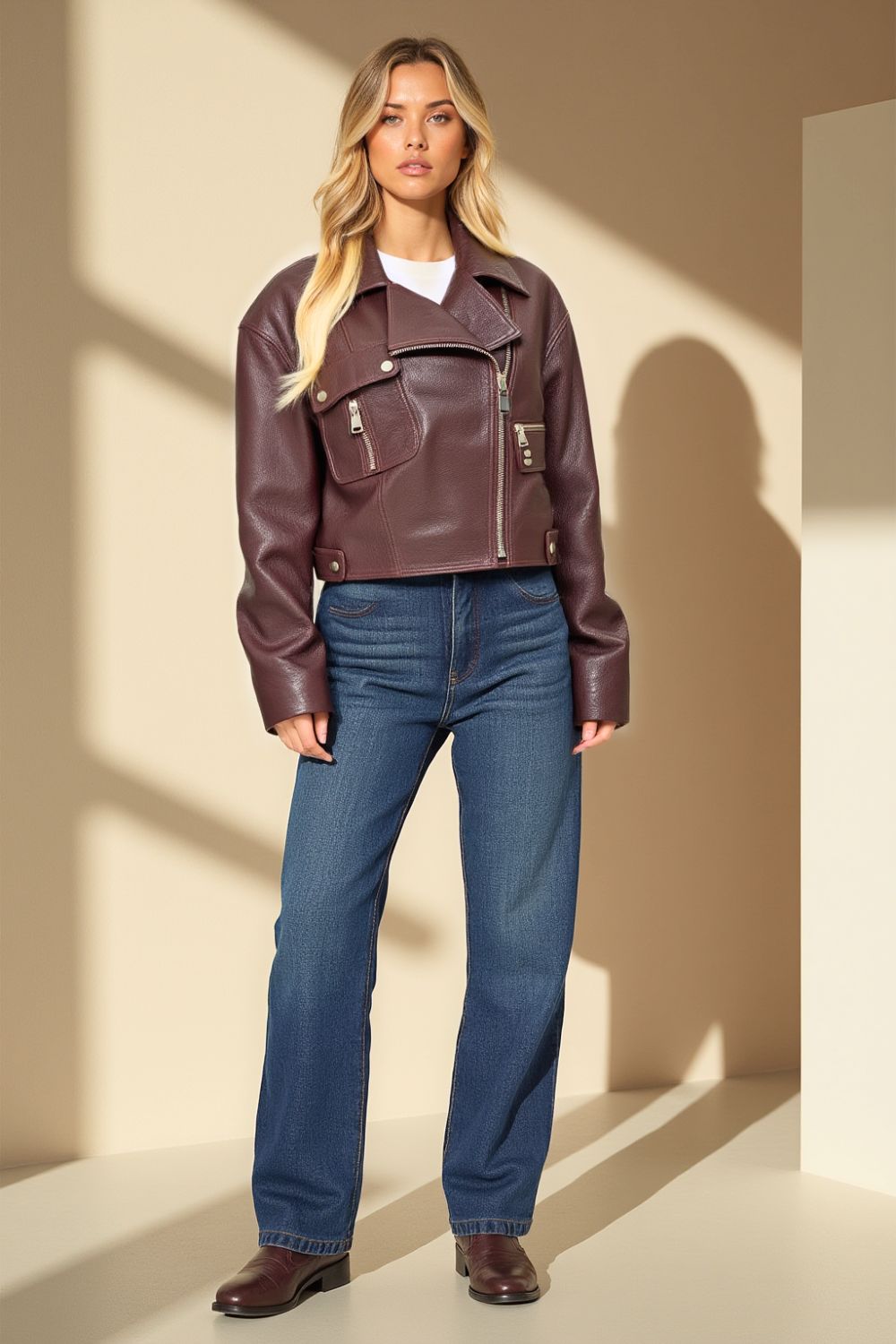 Felicia Women Leather Jacket