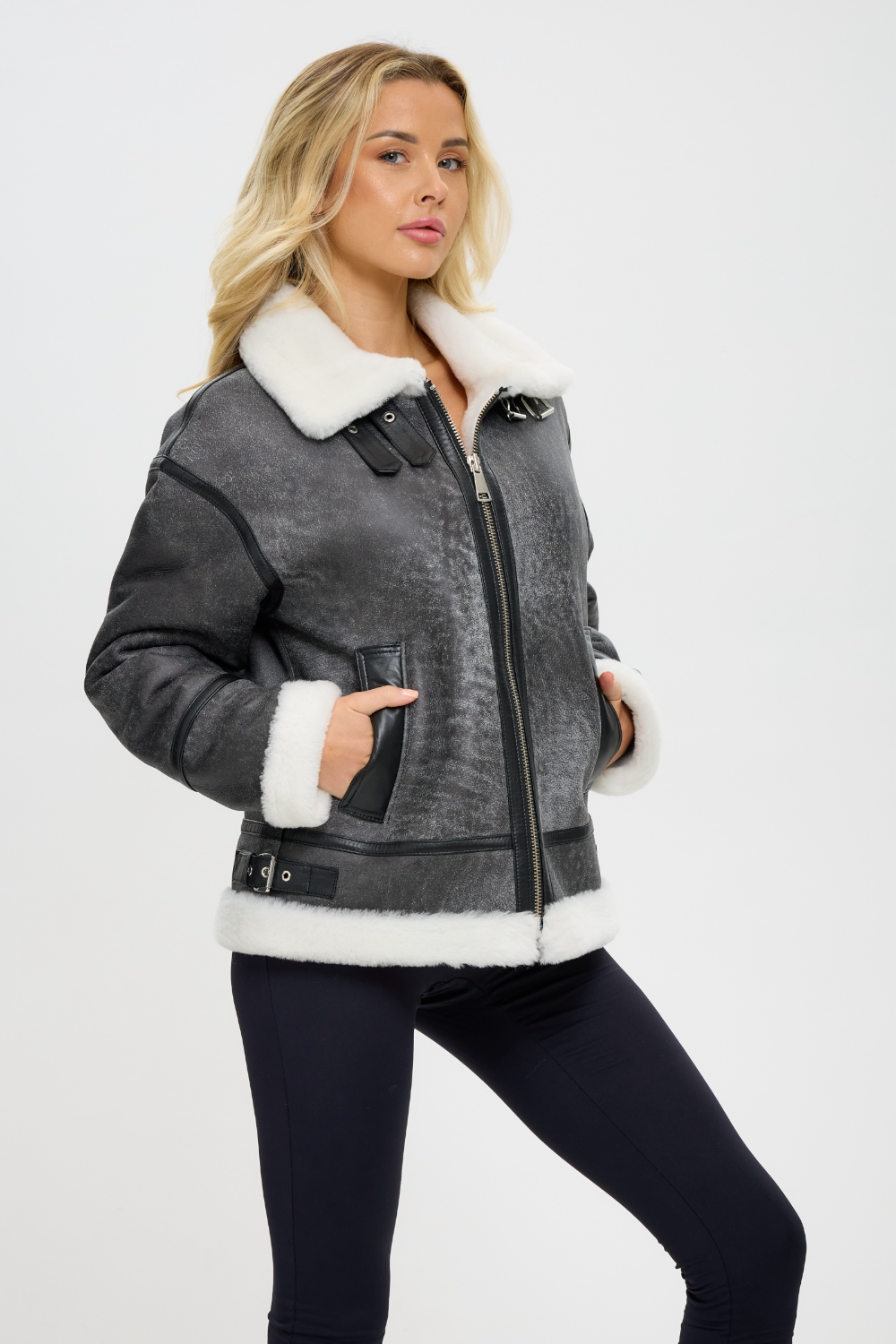 Elise Sheepskin B-3 Jacket