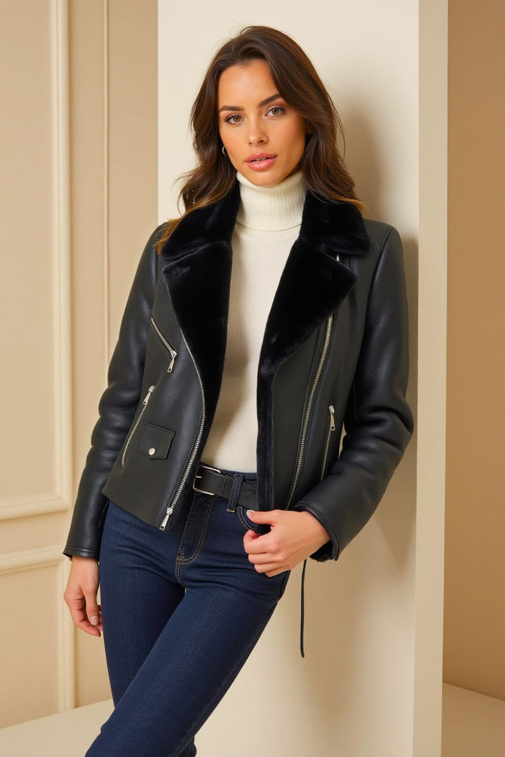 Veronica Sheepskin Jacket