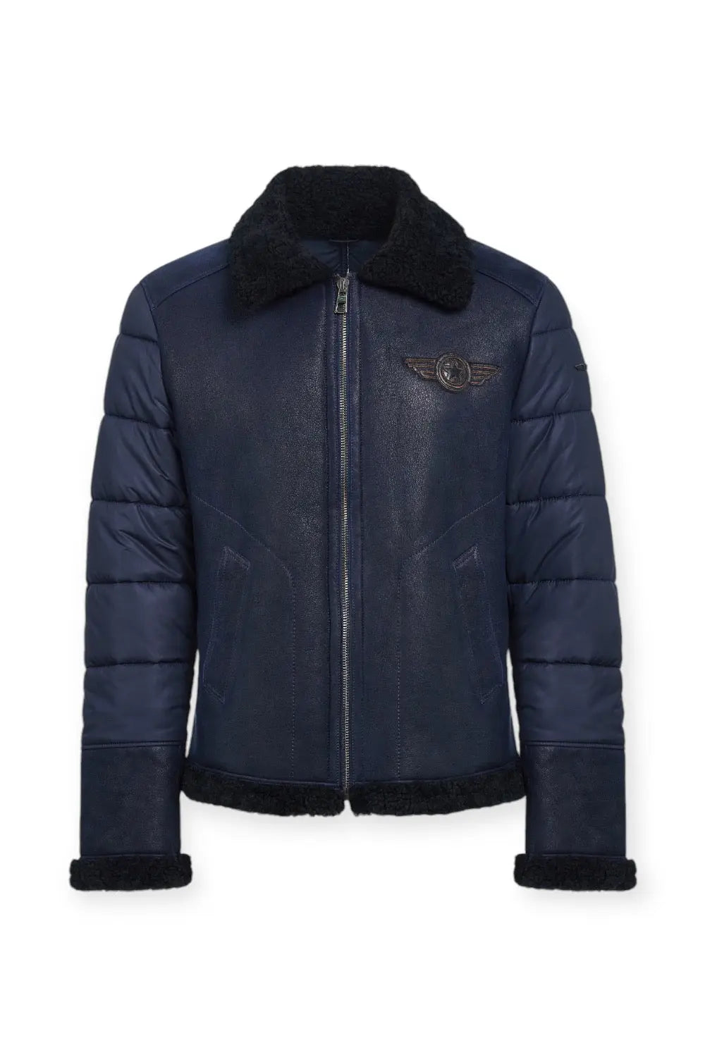 Antonio Sheepskin B-3 Bomber Jacket Spellezo