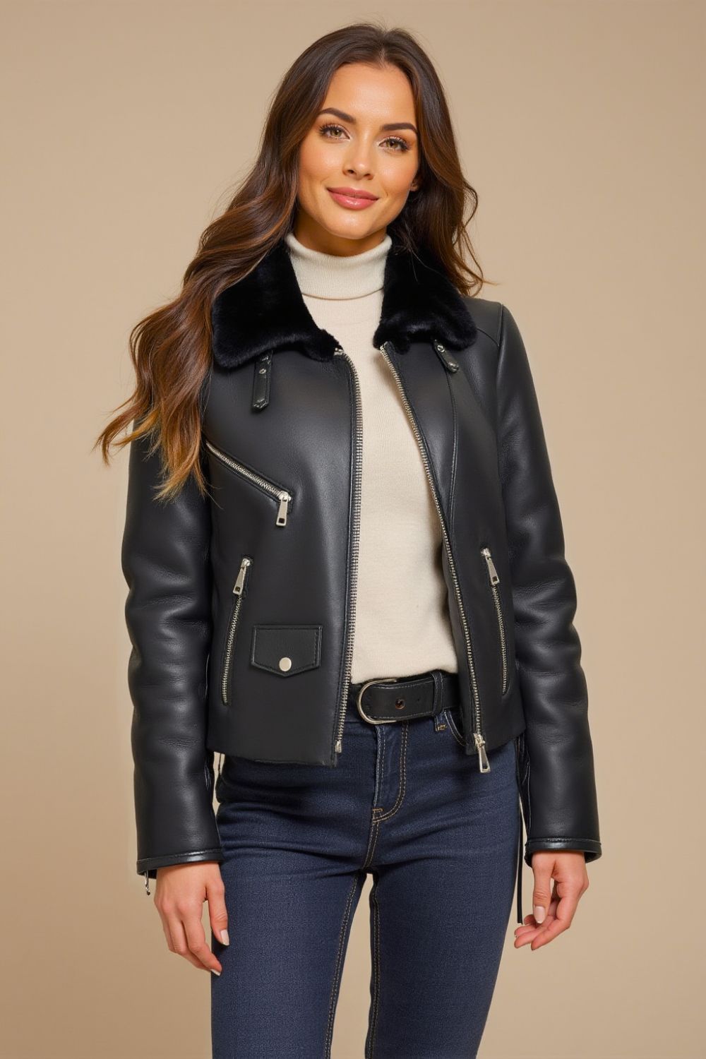 Veronica Sheepskin Jacket