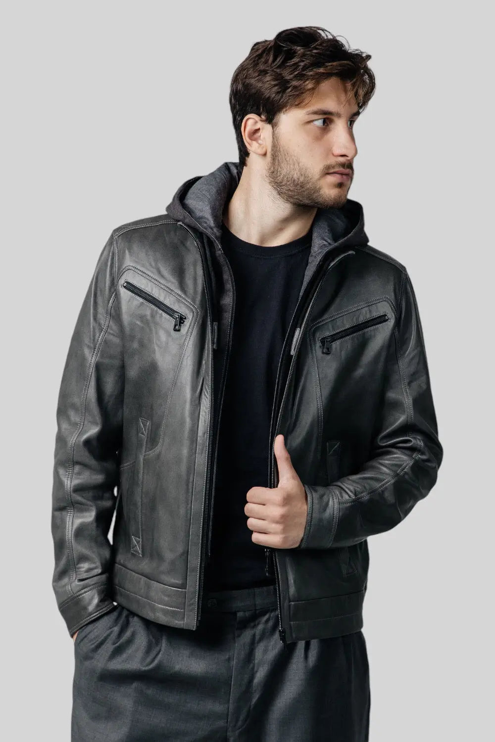 Ennio Leather Jacket Spellezo