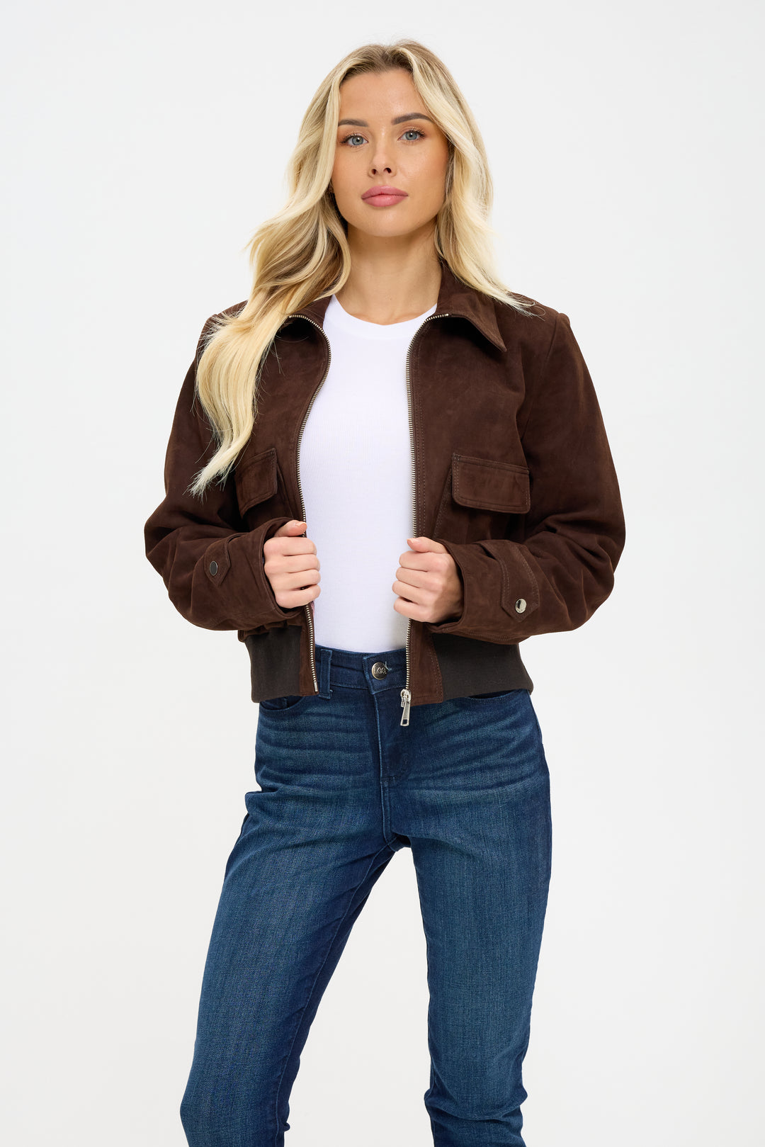 Estela Suede Women Jacket