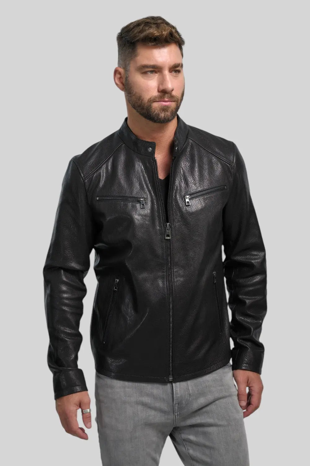 Filippo Quilted Leather Jacket Spellezo