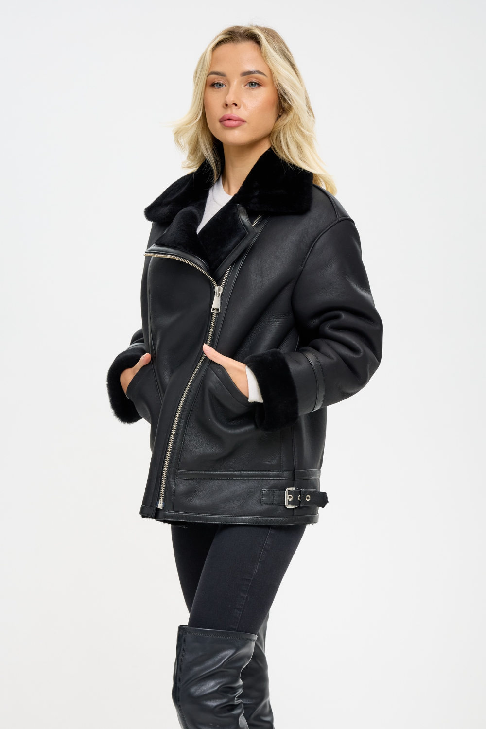 Alessandra Sheepskin Jacket
