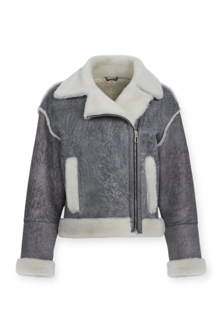 Claudia Vintage Sheepskin Jacket Spellezo