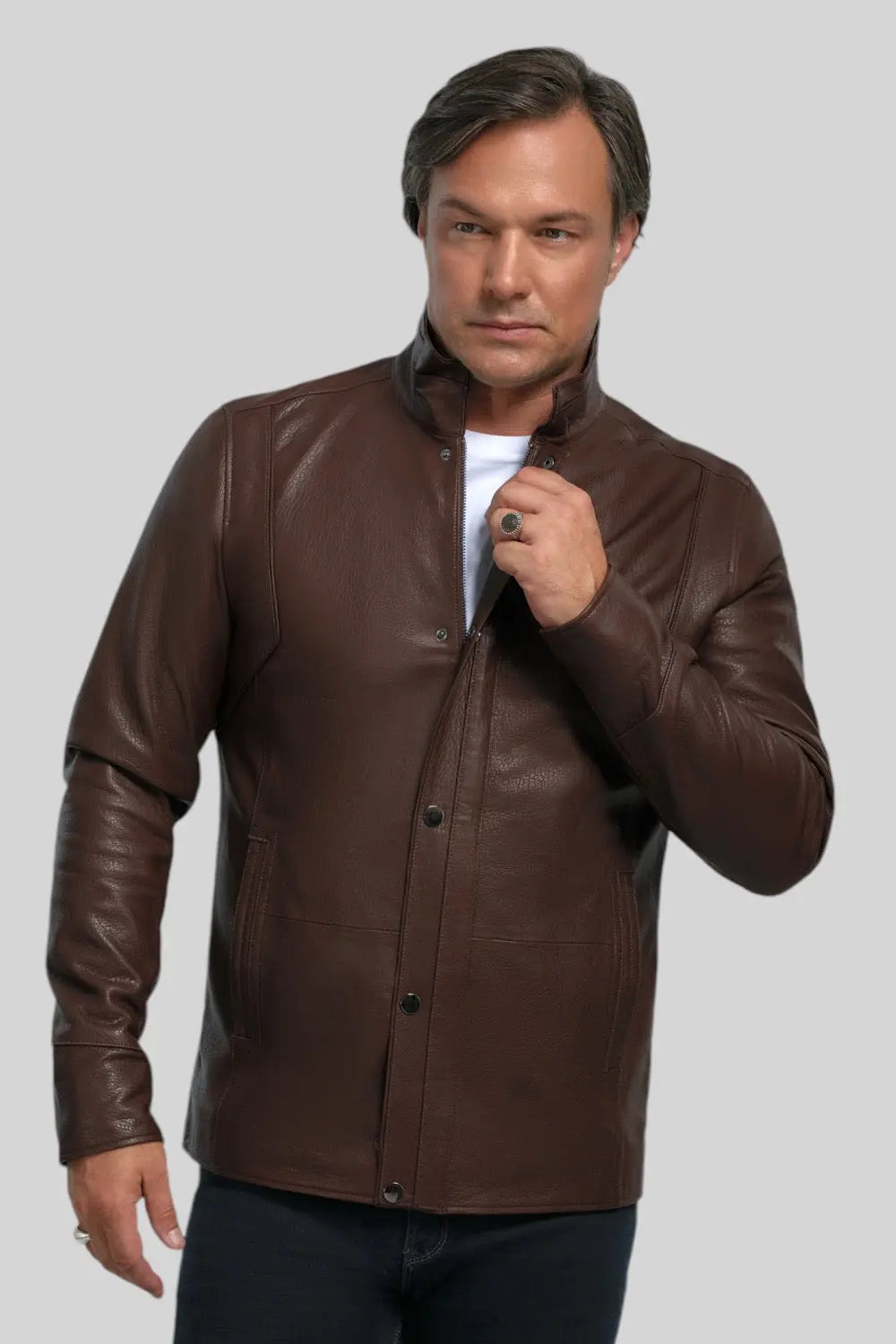 Riccardo Leather Jacket Spellezo