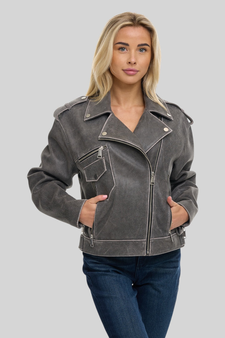 Gaia Leather Jacket