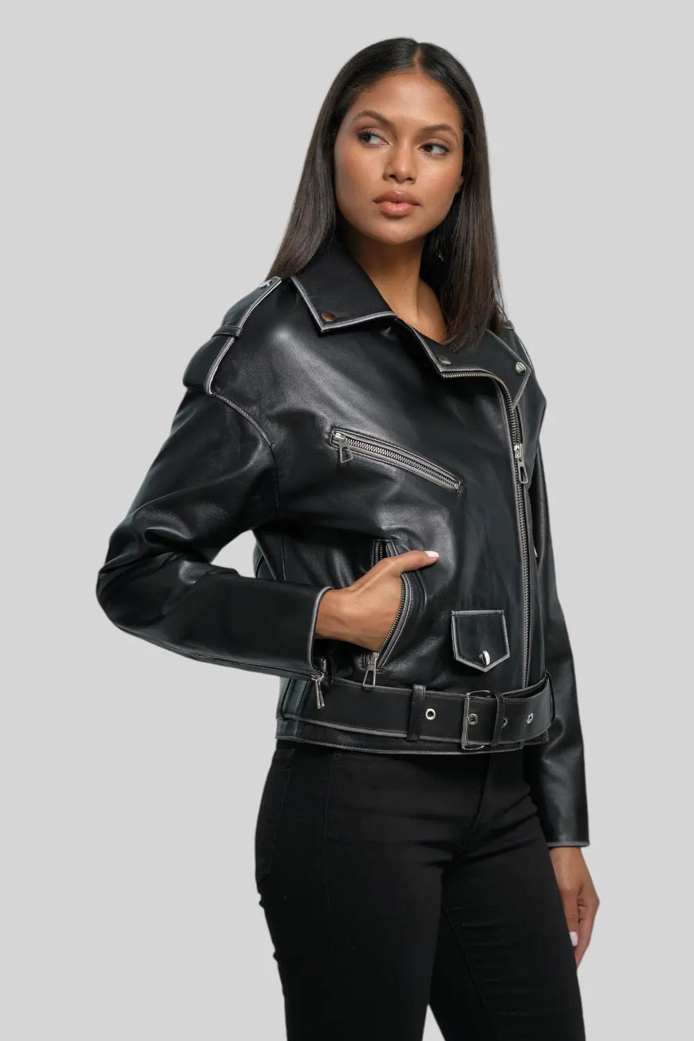 Fiorella Vintage Leather Jacket Spellezo