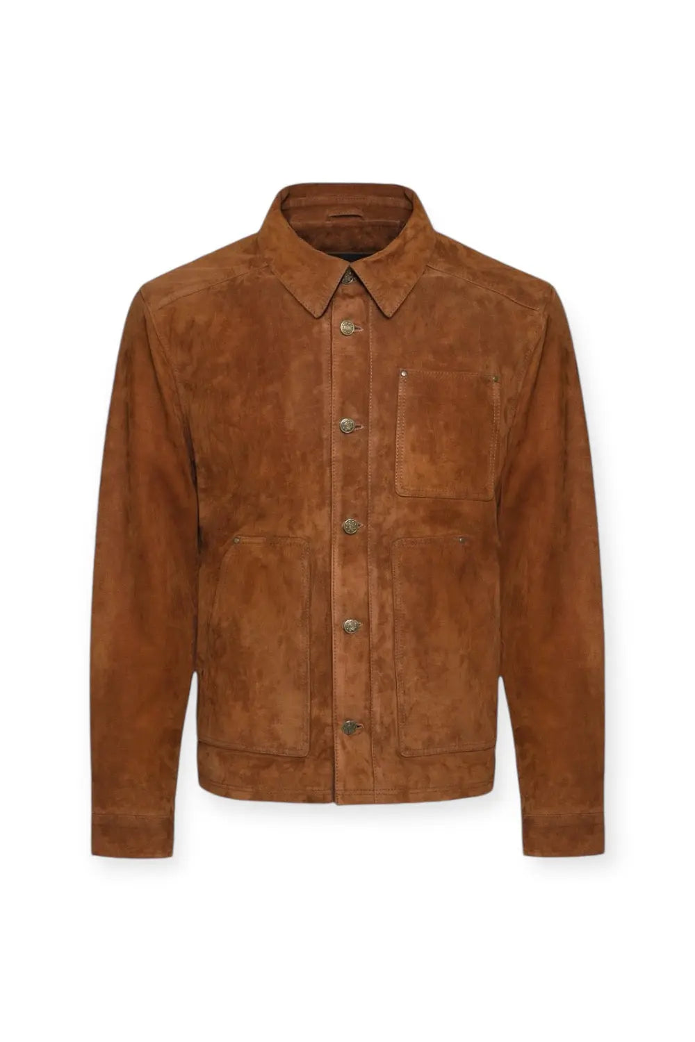 Tiago Suede Leather Jacket Spellezo