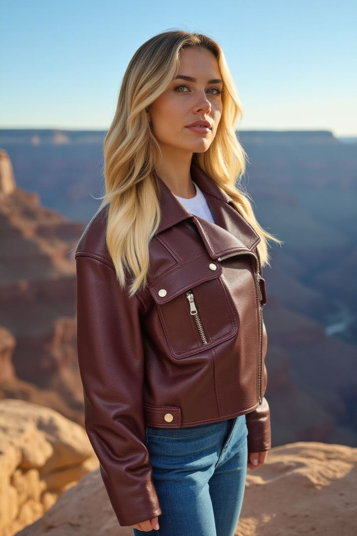 Felicia Women Leather Jacket