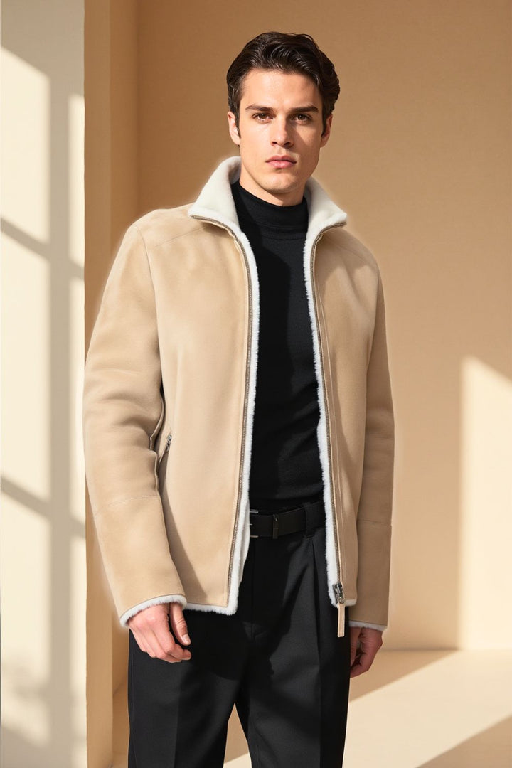 Pio Suede Sheepskin Jacket