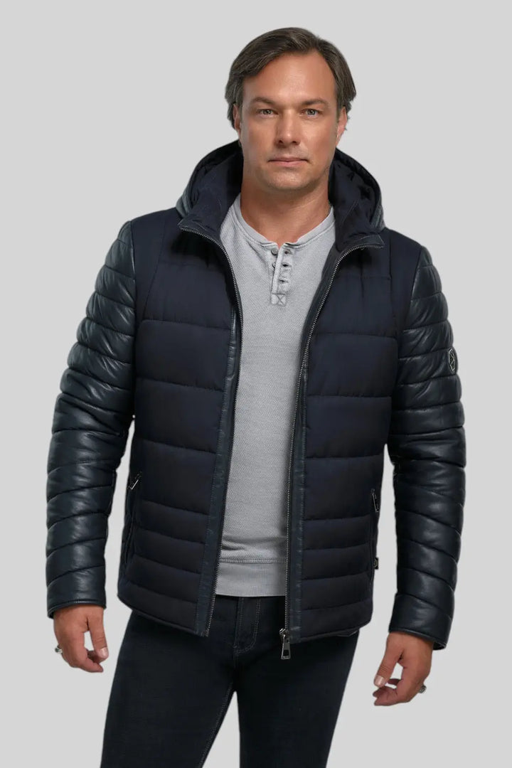 Francesco Leather Parka Spellezo