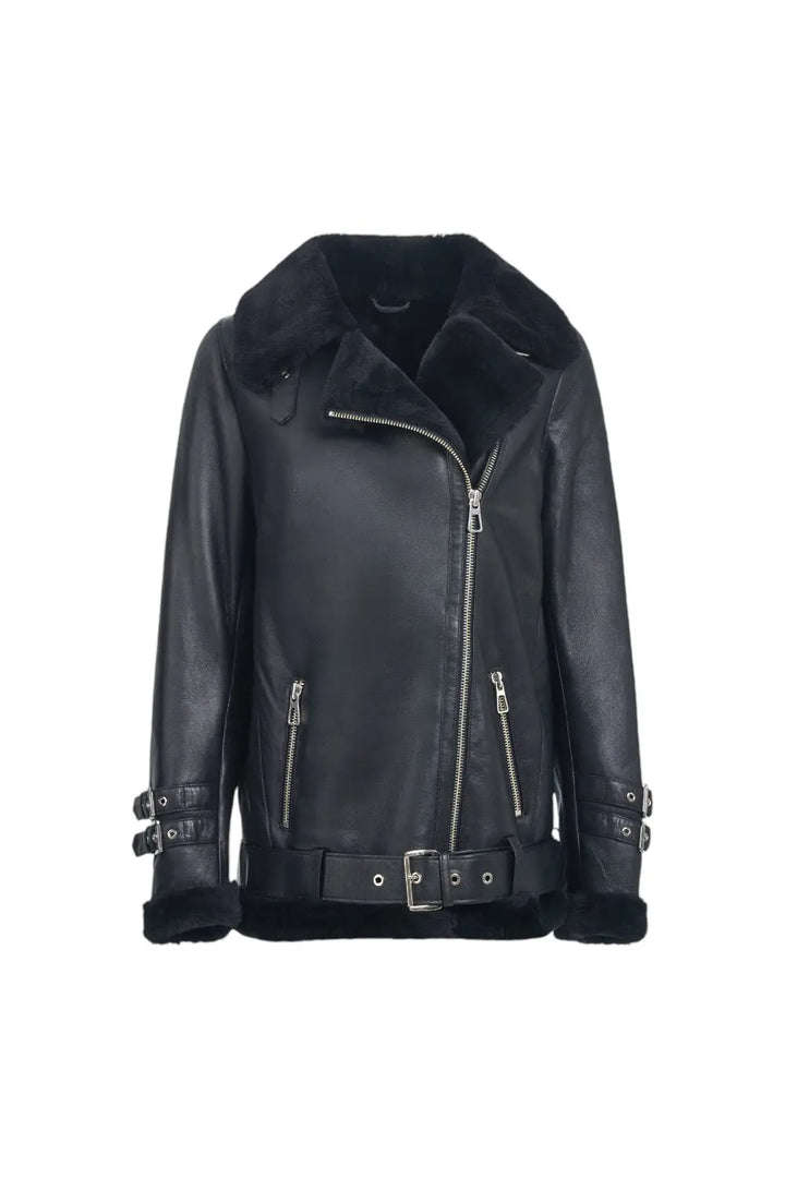 Giulia Sheepskin B-3 Jacket Spellezo