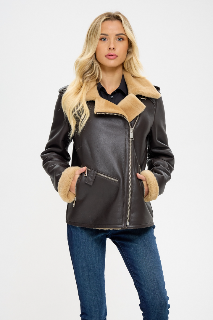 Ava Sheepskin B-3 Jacket