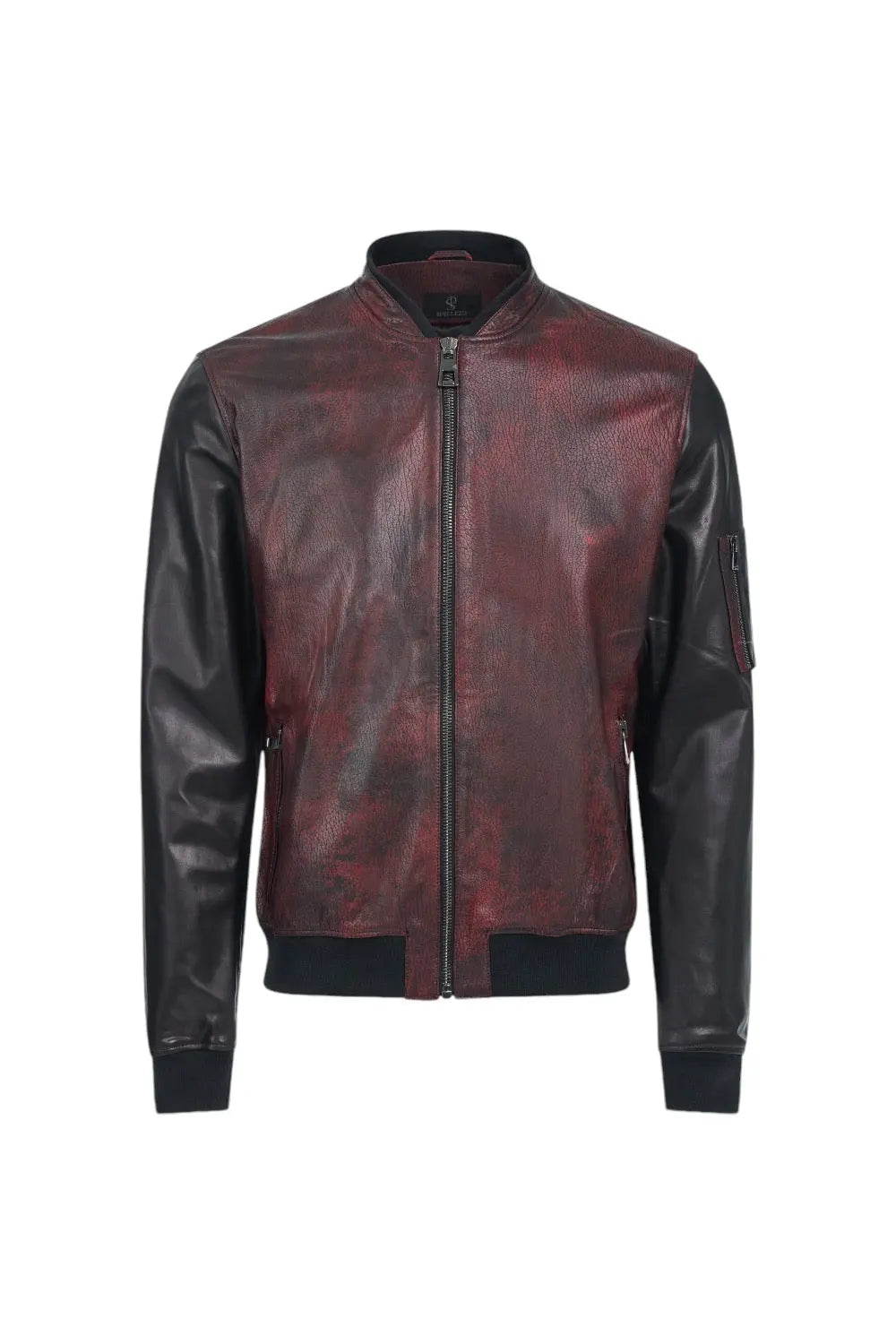 Gianni Leather Bomber Jacket Spellezo