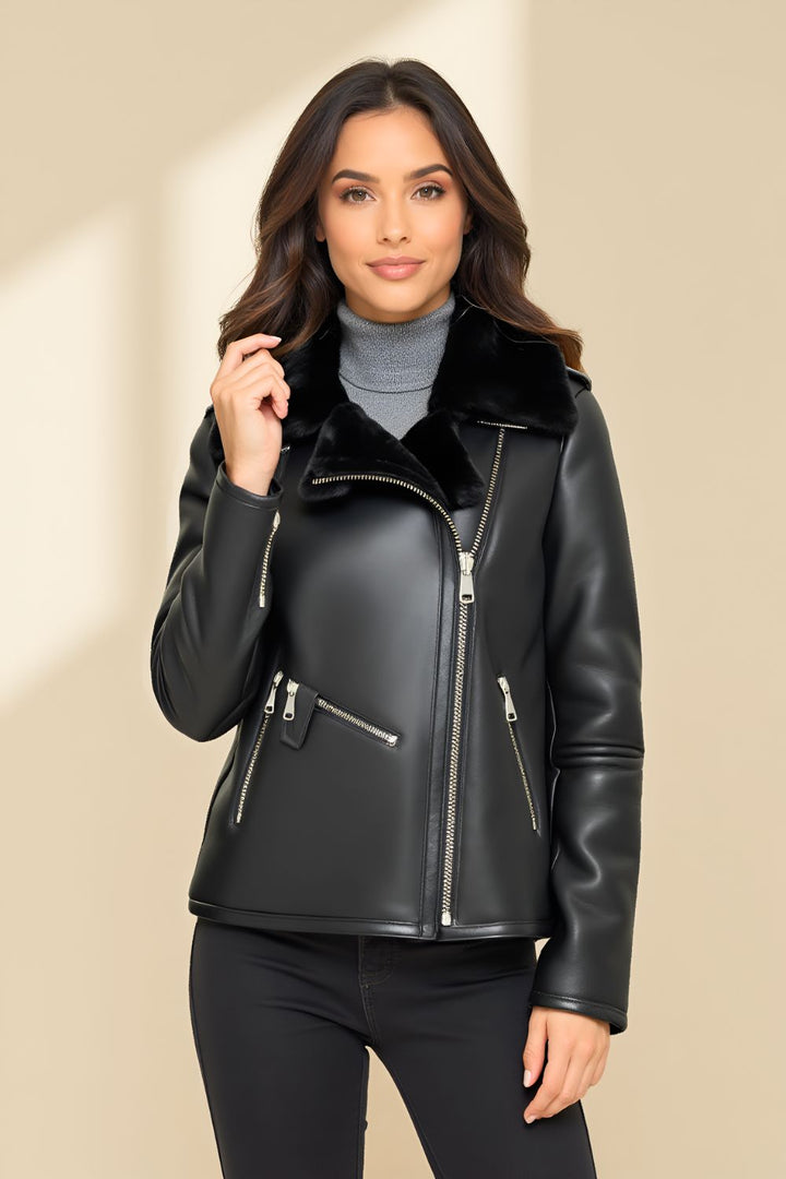 Chiara Sheepskin B-3 Jacket