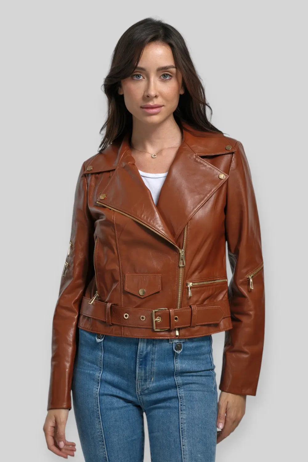 Amélie Leather Rider Jacket Spellezo