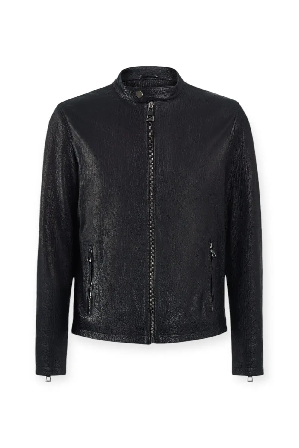 Alessandro Leather Utility Jacket Spellezo