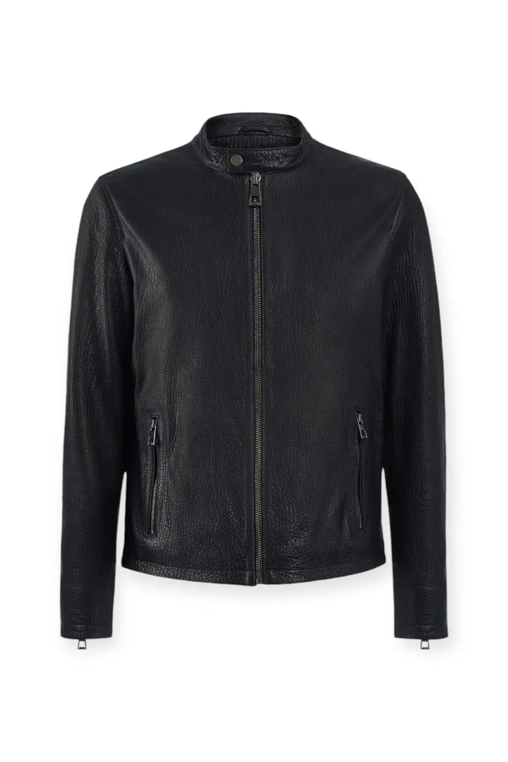 Alessandro Leather Utility Jacket Spellezo