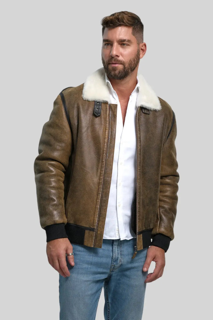 Louis Vintage Sheepskin Jacket Spellezo