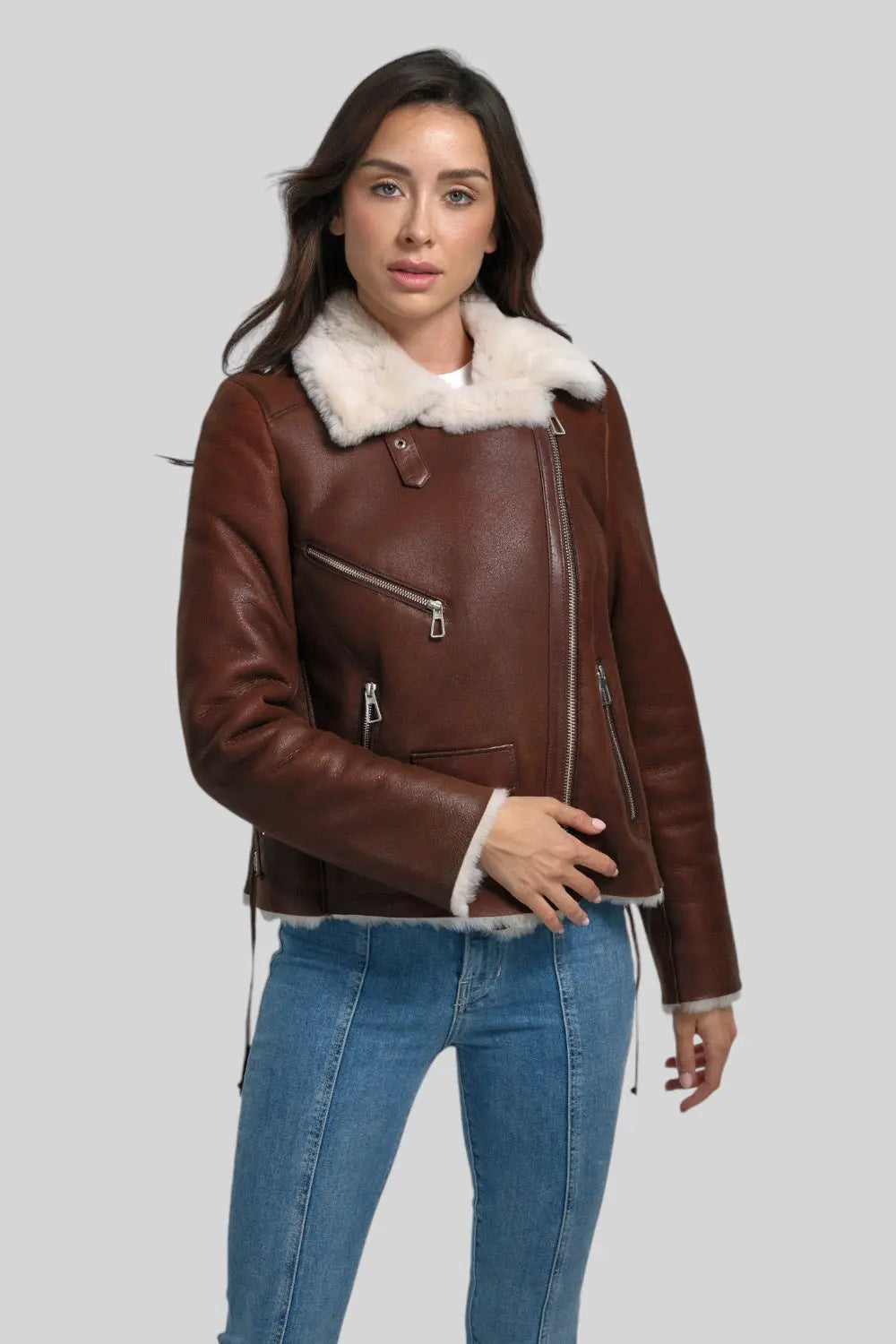 Luisa Sheepskin Jacket Spellezo