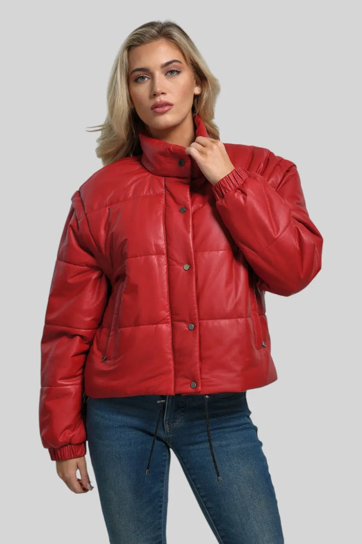 Ludovica Classic Leather Bomber Spellezo