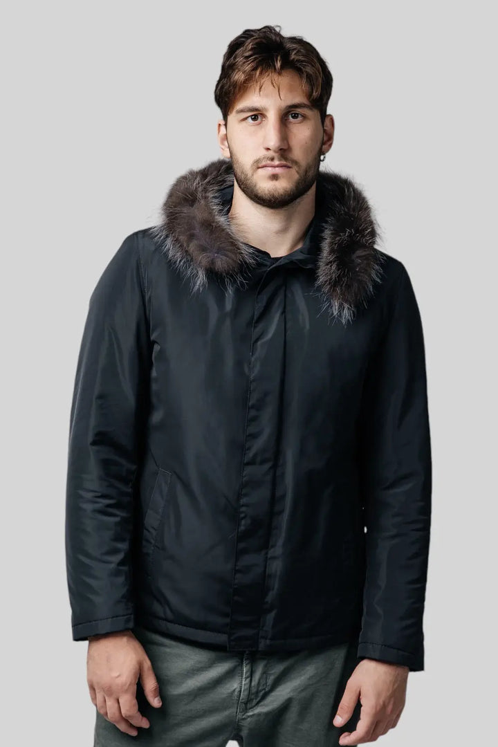 Stefano Parka with Shearling Lining Spellezo