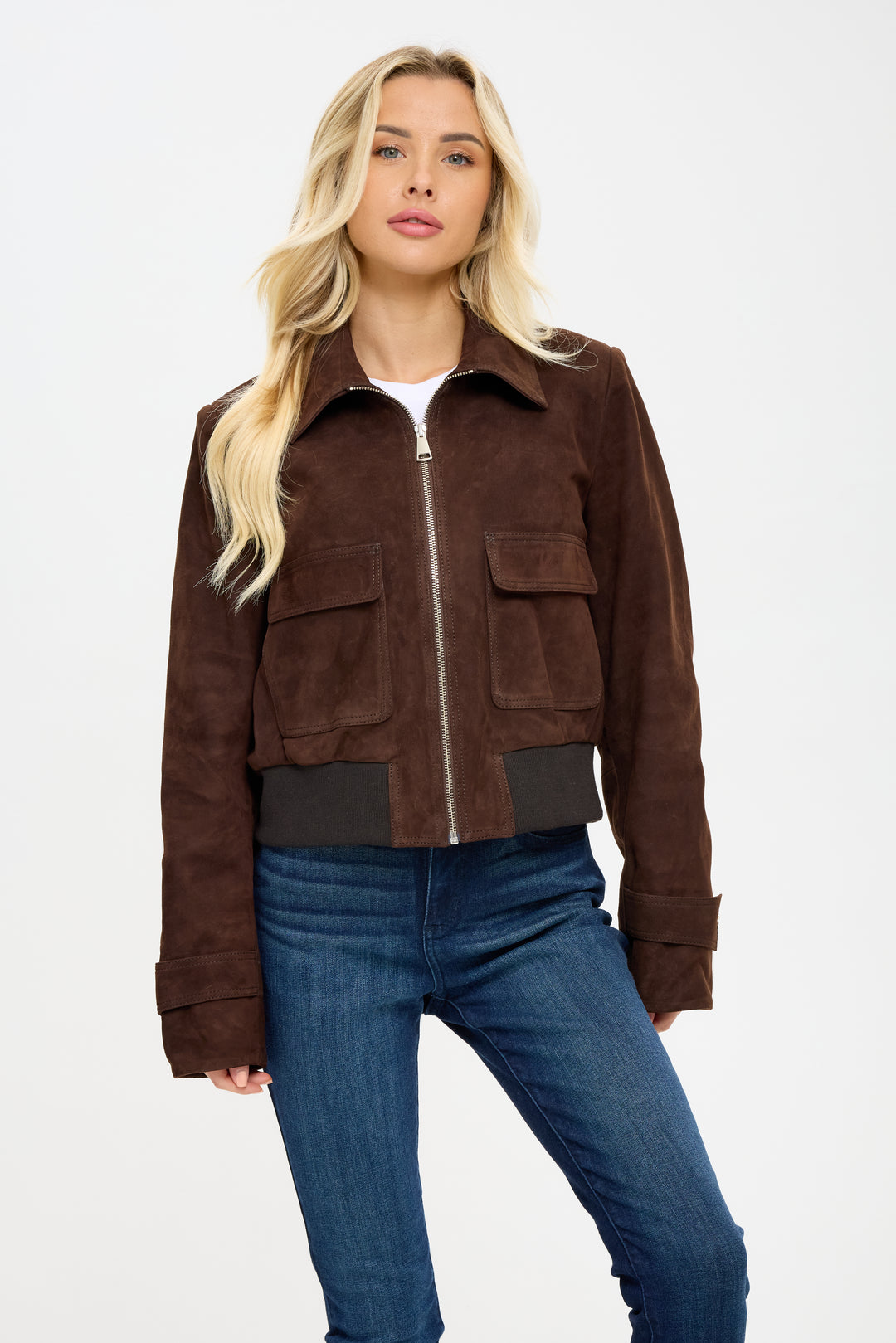 Estela Suede Women Jacket