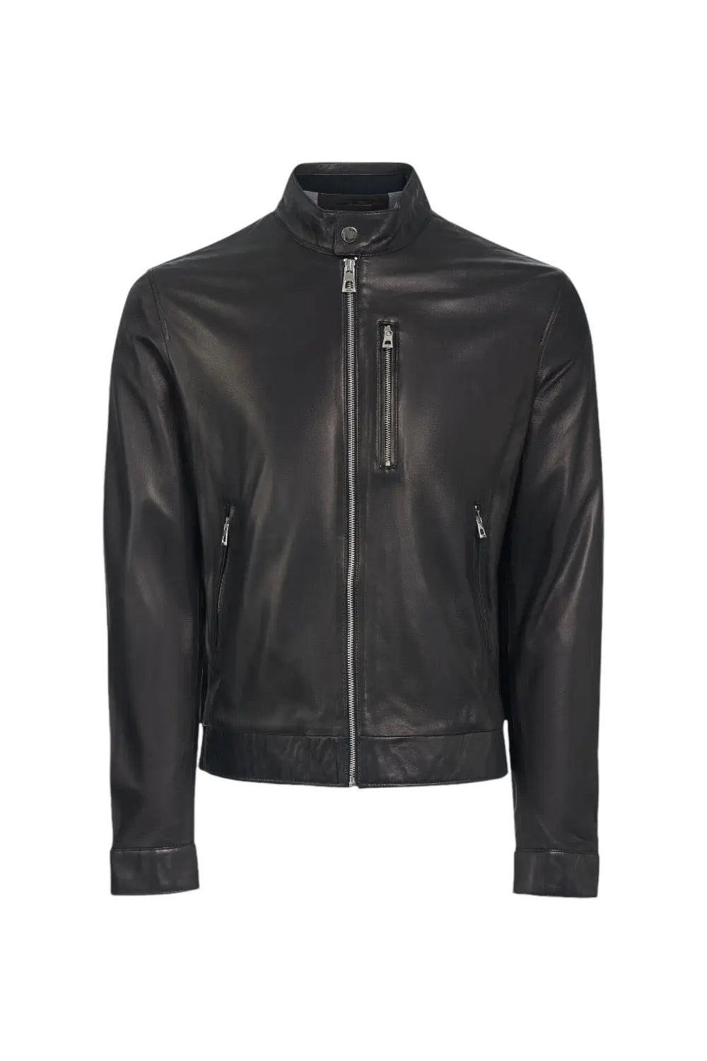 Pietro Leather Utility Jacket Spellezo